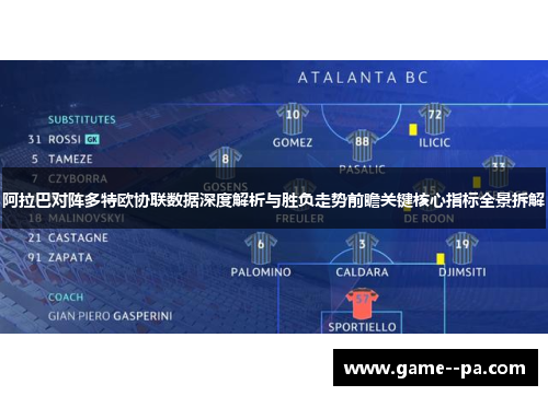 阿拉巴对阵多特欧协联数据深度解析与胜负走势前瞻关键核心指标全景拆解