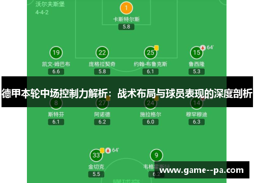 德甲本轮中场控制力解析：战术布局与球员表现的深度剖析